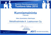 kunniamaininta